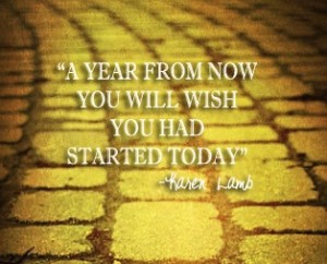 a year from now yellow bricks